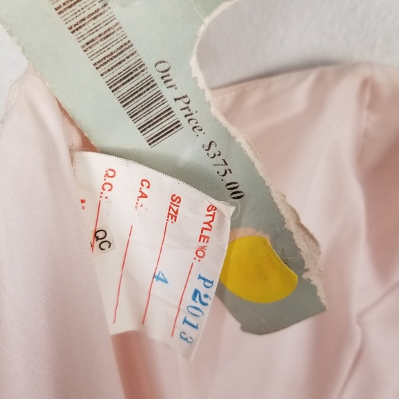 NWT Flirt by Maggie Sottero Pink Prom Dress Sz 4 - Picture 6 of 8